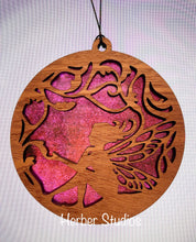 Load image into Gallery viewer, Fairy Fairdust Suncatcher - Sapele Wood Acrylic F2