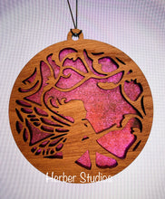 Load image into Gallery viewer, Fairy Fairdust Suncatcher - Sapele Wood Acrylic F2