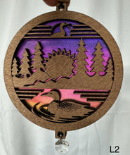 Load image into Gallery viewer, Loon Sun Catcher Suncatcher - Mahogany L2
