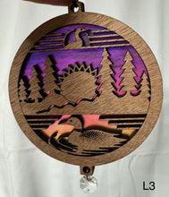 Load image into Gallery viewer, Loon Sun Catcher Suncatcher - Mahogany L3