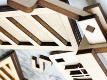 Load image into Gallery viewer, DIY Kit Wagon 4th July Patriotic Independence Tiered Tray Shelf Sitter