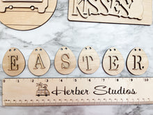 Load image into Gallery viewer, Easter Tier Tray Wood Blanks DIY Wood Kit - Holiday Kitchen Decor - Tiered Signs - Wood Craft Herber Studios Wood Blanks