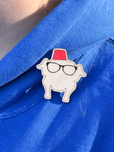 Load image into Gallery viewer, Friends Giving Friendsgiving Thanksgiving Turkey Fez Sunglasses Earring & Pin Set