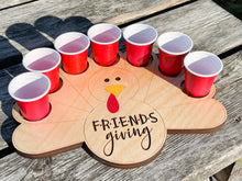 Load image into Gallery viewer, Friends Giving Friendsgiving Shot Turkey Flight Alcohol Liquor Advent Barware Party