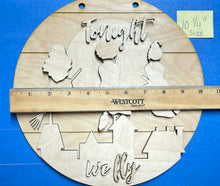 Load image into Gallery viewer, DIY Halloween Tonight We Fly DIY Wood Sign 2 Size Options Door Hanger Fall Shiplap Seasonal Herber Studios