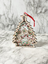 Load image into Gallery viewer, Personalized Christmas Tree Shaker Ornament - ORIGINAL DESIGN - Gift For Her Him Mom Grandma Mason Jar Family Merry Christmas