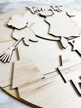 Load image into Gallery viewer, DIY Halloween Tonight We Fly DIY Wood Sign 2 Size Options Door Hanger Fall Shiplap Seasonal Herber Studios