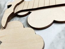 Load image into Gallery viewer, DIY Halloween Fresh Brewed Potions Witch Legs Cauldron Kettle Sign Door Hanger DIY Herber Studios