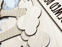 Load image into Gallery viewer, DIY Halloween Fresh Brewed Potions Witch Legs Cauldron Kettle Sign Door Hanger DIY Herber Studios