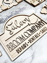 Load image into Gallery viewer, DIY Halloween Salem Witch Tiered Tray DIY Flying Lessons Broom Potions Fall October Holiday Decor Herber Studios