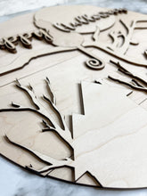 Load image into Gallery viewer, DIY Happy Halloween Cat Moon Shiplap Door Hanger Sign 15" Herber Studios