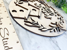 Load image into Gallery viewer, Hello Spring 9.25 in Door Hanger Sign DIY WOOD BLANKS