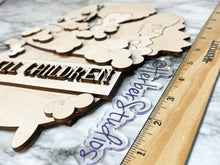 Load image into Gallery viewer, DIY Witch Cauldron Kettle Smell Children Halloween Sign Door Hanger Herber Studios