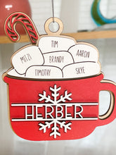 Load image into Gallery viewer, Personalized Hot Cocoa Ornament

