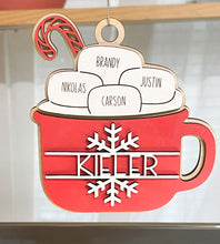 Load image into Gallery viewer, Personalized Hot Cocoa Ornament
