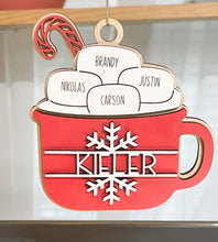 Load image into Gallery viewer, Personalized Hot Cocoa Ornament