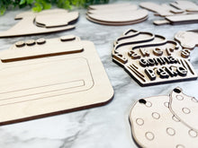 Load image into Gallery viewer, Vintage Retro Kitchen Tier Tray Wood Blanks - Appliances - Stand Mixer - Stove - Baker Gonna Bake Cupcake - Whisk - Bowls - Cookies DIY Kit