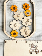 Load image into Gallery viewer, Mother's Day Personalized Mason Jar Hearts or Flowers Shaker Jar Mother's Day Gift