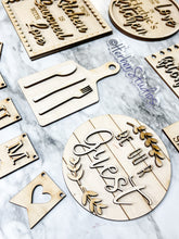 Load image into Gallery viewer, Kitchen Personalized Tier Tray DIY Kit - Kitchen Apartment Decoration - Tiered Tray Sign