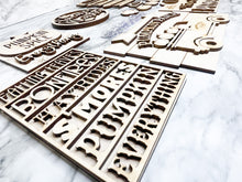 Load image into Gallery viewer, Pumpkin Patch Tier Tray DIY Kit - Kitchen Apartment Decoration - Tiered Tray Sign - Fall Decor - Hayrides Corn Maze Apple Picking