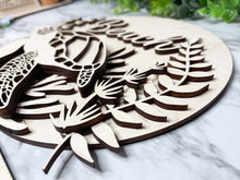 Load image into Gallery viewer, Turtle Beach Wood Sign WOOD BLANKS Door Hanger Ocean Turtles Coral Reef Blank DIY Paint Party