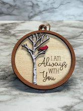 Load image into Gallery viewer, Cardinal Memorial Ornament ~ Always With You ~ Christmas