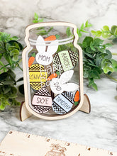 Load image into Gallery viewer, ORIGINAL Easter Personalized Mason Jar Easter Egg Shaker Easter Bunny Decoration Decor Easter Holiday Shaker Jar Herber Studios