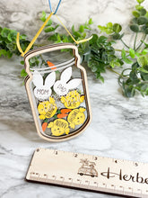 Load image into Gallery viewer, ORIGINAL Easter Personalized Mason Jar Easter Chick Shaker Easter Bunny Decoration Decor Easter Holiday Shaker Jar Herber Studios