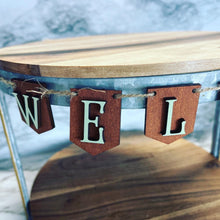 Load image into Gallery viewer, Farm Tier Tray ~ Country ~ Farmer ~ Kitchen Decor Decoration Wood Sign Chicken Eggs Market Windmill Welcome Rural Personalized Tidbit