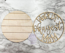 Load image into Gallery viewer, Mom Tier Tray DIY Wood Kit - Mother's Day - Kitchen Decor - Tiered Signs - Wood Craft