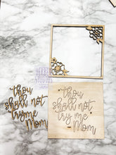 Load image into Gallery viewer, Mom Tier Tray DIY Wood Kit - Mother's Day - Kitchen Decor - Tiered Signs - Wood Craft