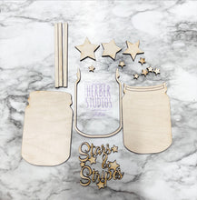 Load image into Gallery viewer, 4th of July Patriotic Tier Tray DIY Wood Kit - Summer Party Fireworks Independence Day America - Kitchen Decor - Tiered Signs