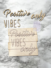 Load image into Gallery viewer, Namaste Stand Tier Tray DIY Wood Kit - Yoga Peace Meditate Relax Bath Kitchen Decor - Tiered Signs - Wood Craft