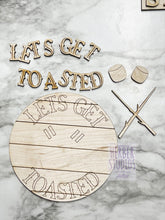Load image into Gallery viewer, Smores Tier Tray DIY Wood Kit - S'Mores - Kitchen Decor - Camper Camping Summer Tiered Signs