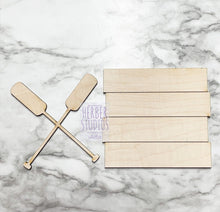 Load image into Gallery viewer, Lake Tier Tray DIY Wood Kit - Lakehouse Lakeside Home - Kitchen Decor -  Tiered Signs - Wood Craft