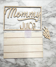 Load image into Gallery viewer, Wine Tier Tray DIY Wood Kit - Bar Kitchen Decor - Red White Drink Tiered Signs - Wood Craft