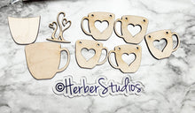 Load image into Gallery viewer, DIY Kit Coffee Bar Tier Tray Decoration ~ Decor ~ Home ~ Kitchen ~ Office ~ Bean ~ Sign ~ Apartment Cake Tidbit