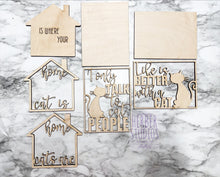 Load image into Gallery viewer, Cat DIY Kit Tier Tray Decoration ~ Decor ~ Home ~ Kitchen ~ Office ~ Cats Pets