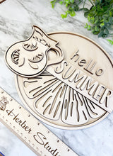 Load image into Gallery viewer, Lemonade Summer Sign WOOD BLANKS Kitsch Porch Sign DIY Paint Party Wine Party Vintage Retro