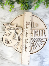Load image into Gallery viewer, Lemonade Summer Sign WOOD BLANKS Kitsch Porch Sign DIY Paint Party Wine Party Vintage Retro