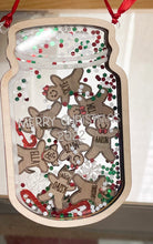Load image into Gallery viewer, Mason Jar Gingerbread Ornament - Christmas Personalized