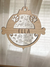Load image into Gallery viewer, Personalized Dog Christmas Ornament