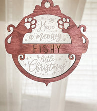 Load image into Gallery viewer, Personalized Cat Christmas Ornament