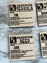Load image into Gallery viewer, Personalized Prescription Magnets ~ Coffee Beer Wine Whiskey Tequila ~ Engraved