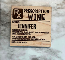 Load image into Gallery viewer, Personalized Prescription Magnets ~ Coffee Beer Wine Whiskey Tequila ~ Engraved
