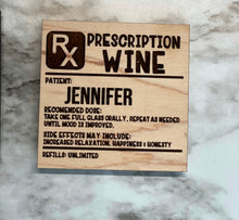 Load image into Gallery viewer, Personalized Prescription Magnets ~ Coffee Beer Wine Whiskey Tequila ~ Engraved