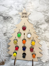 Load image into Gallery viewer, Adult Advent Calendar ~ Sipping Sapling ~ Alcohol Liquor ~ Christmas Shots 12 Day Tipsy Tree Holiday