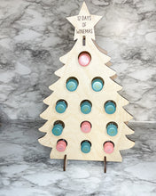 Load image into Gallery viewer, Adult Advent Calendar ~ WINE ~ Christmas Winemas Personalized Tipsy Tree Holiday Herber Studios HIGH QUALITY Wood