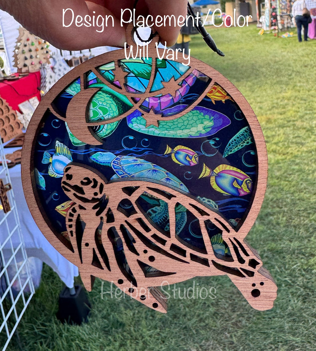Turtle Sun Catcher Suncatcher - Sample