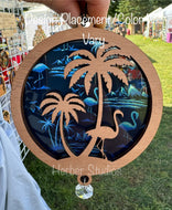 Flamingo Sun Catcher Suncatcher - Sample